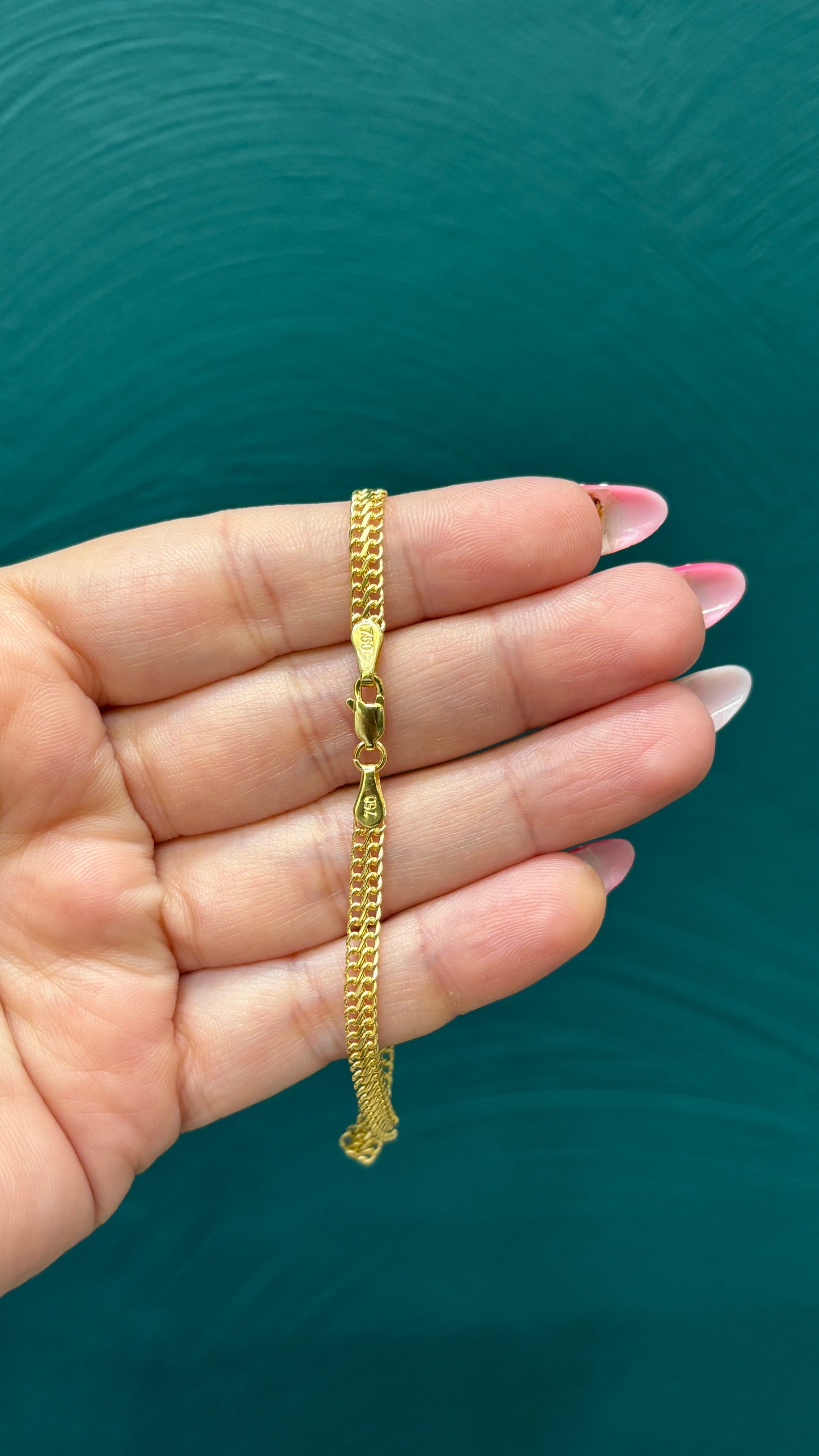Pulso sedusa - Oro italiano / 2.4 gr - 17 cm