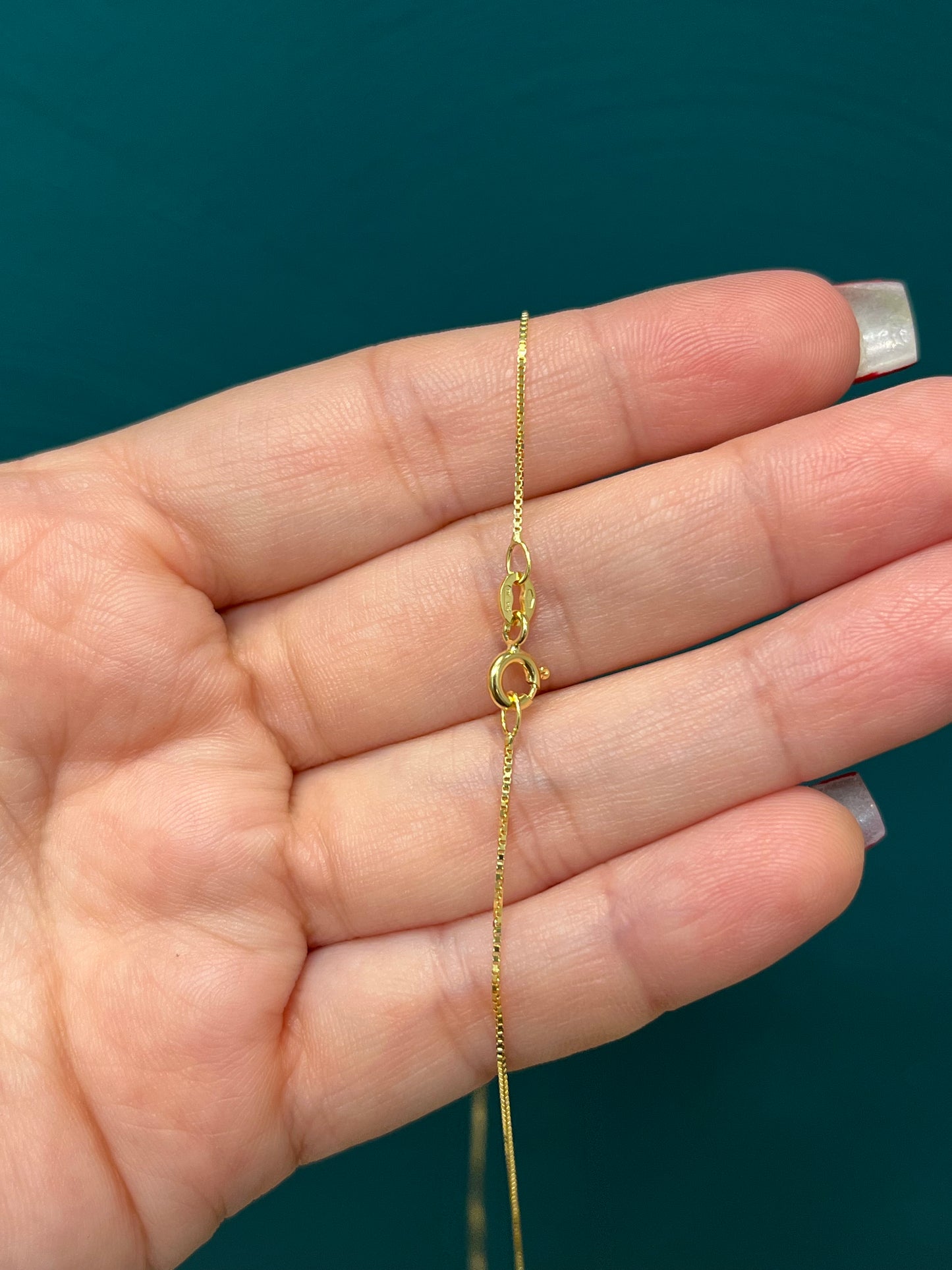 Cadena tejido veneciana / oro italiano