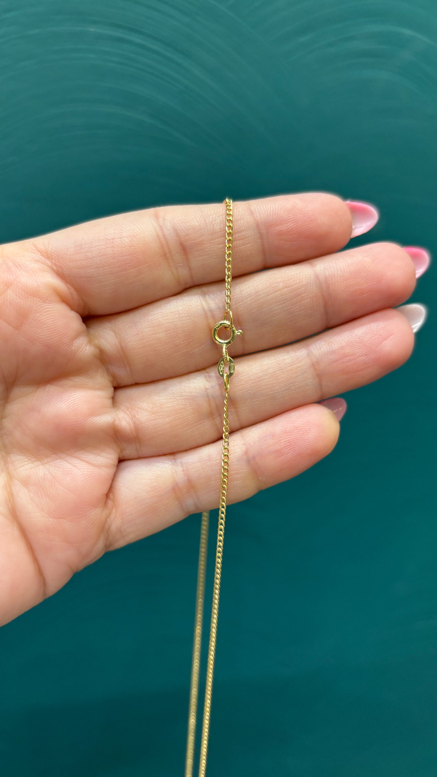 Cadena mini cubana - Oro nacional / 1.9 gr - 60 cm