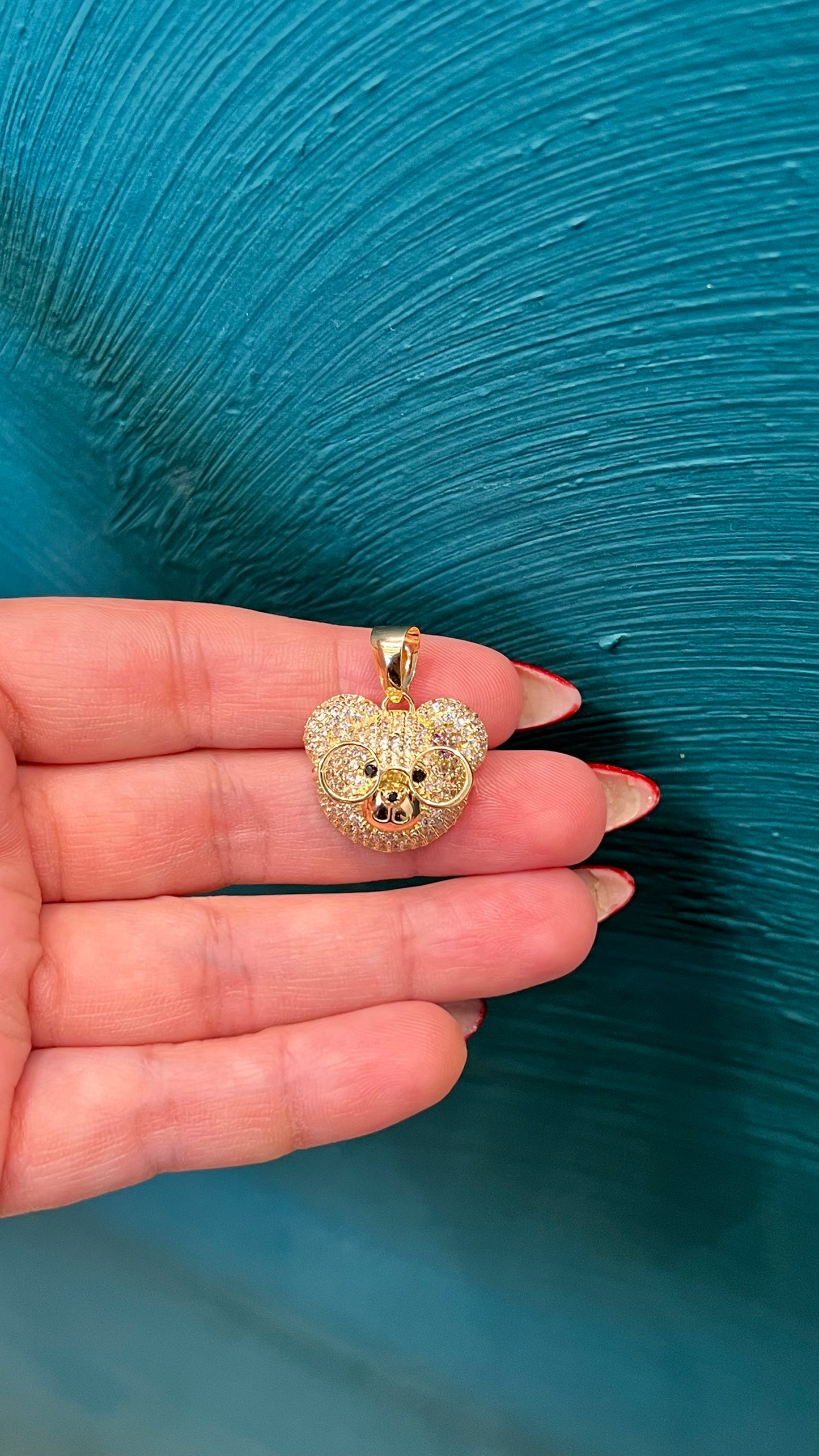 Dije de oso ( niña) con gafas - Oro nacional / 5.4 gr