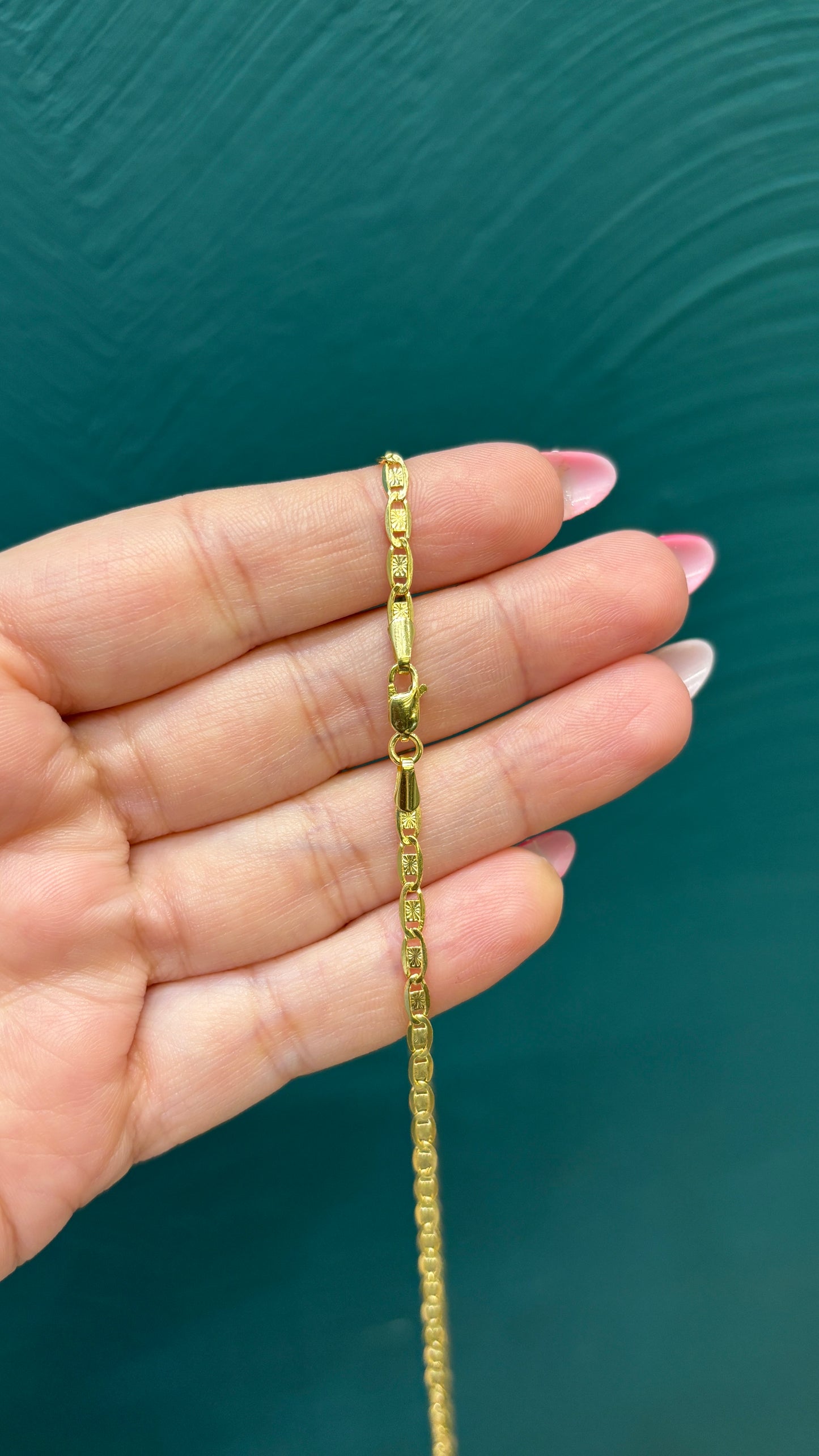 Cadena CTR diamantada - Oro italiano / 4.4 gr -60 cm