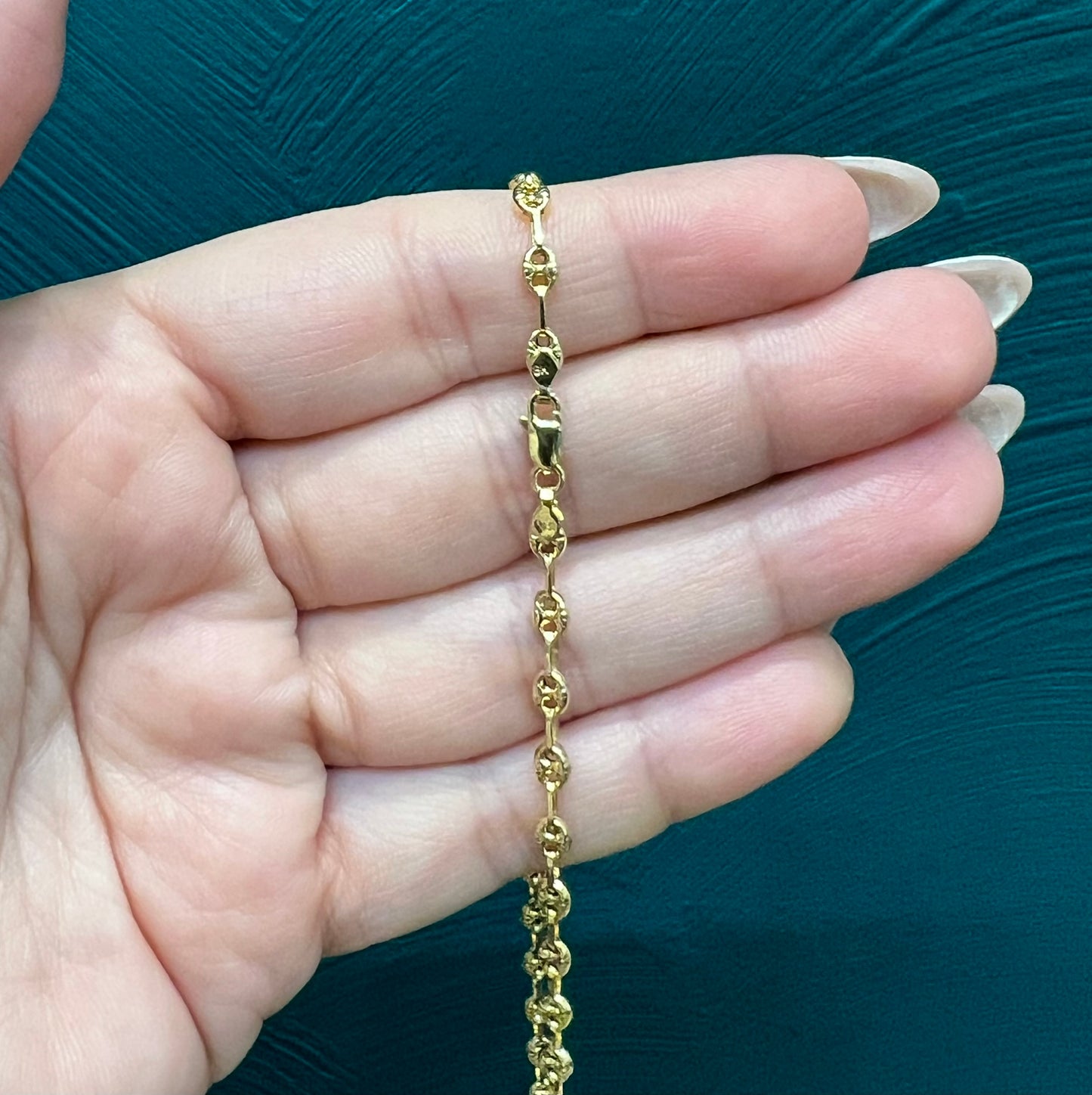 Cadena GCC diamantada -Oro nacional - 50 cm 6.0 gr