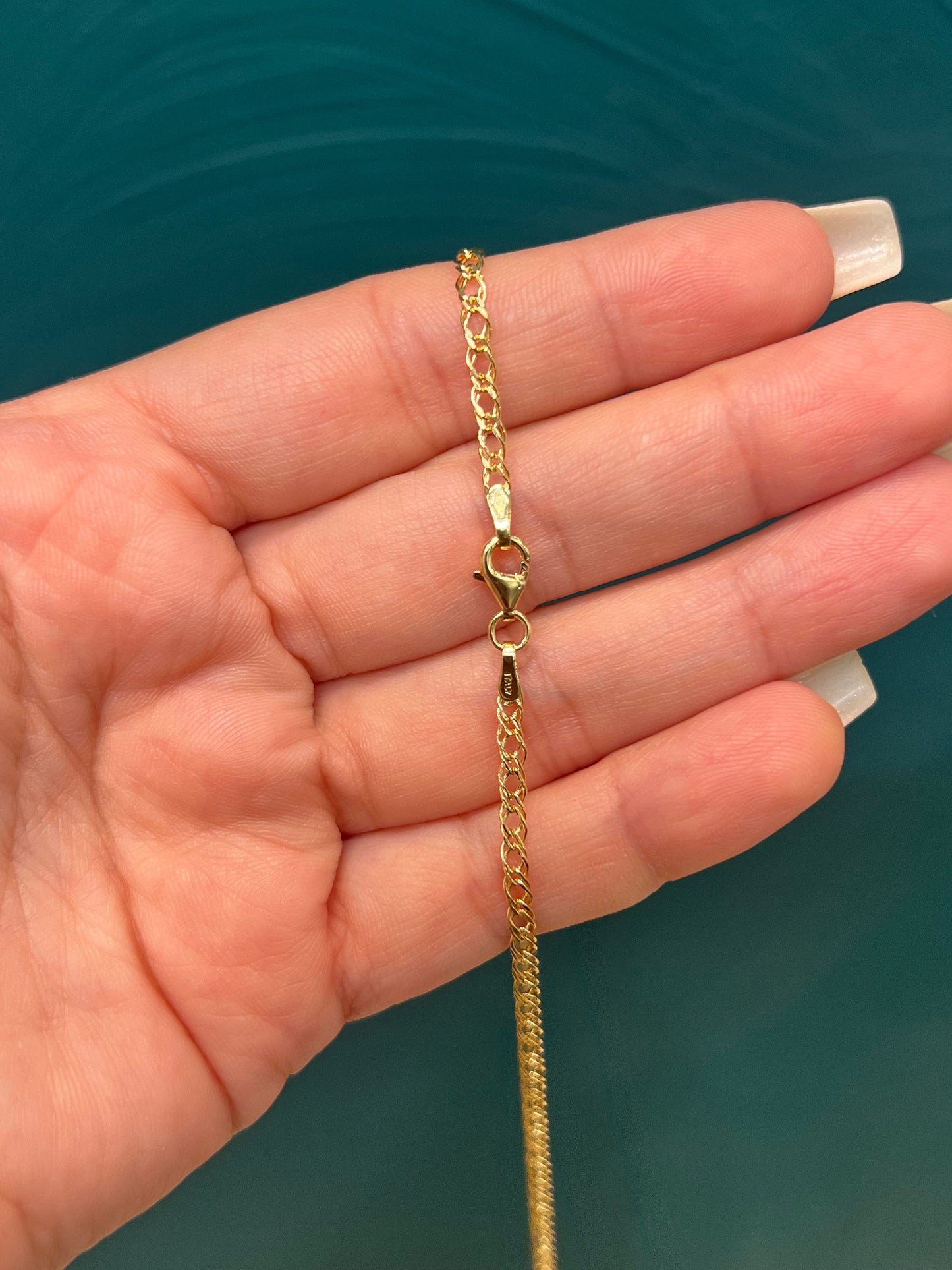 CADENA DAMA / ORO ITALIANO