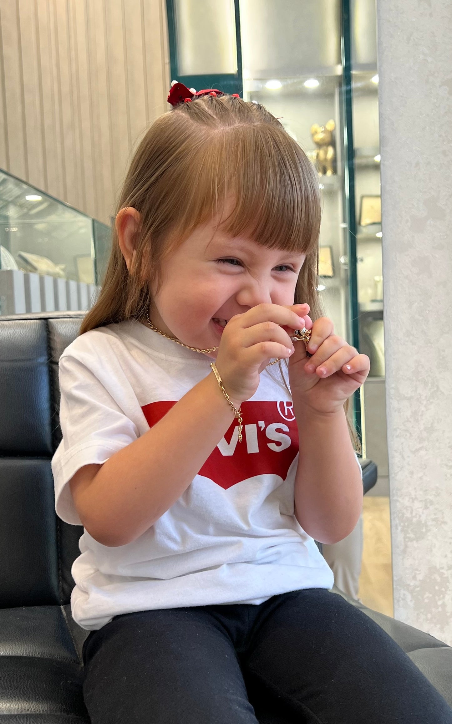 Esclava TEJIDO GCC / 14 cm / 1.9 gr / ORO NACIONAL