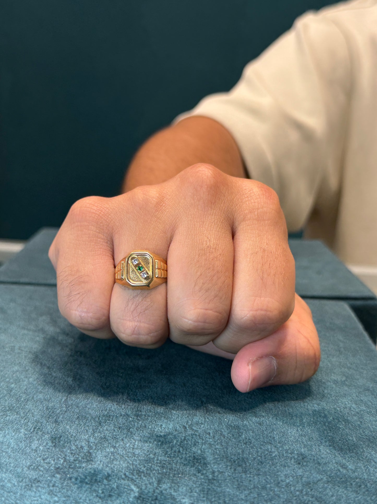 anillo hombre / talla 10 3/4 / 3.8gr