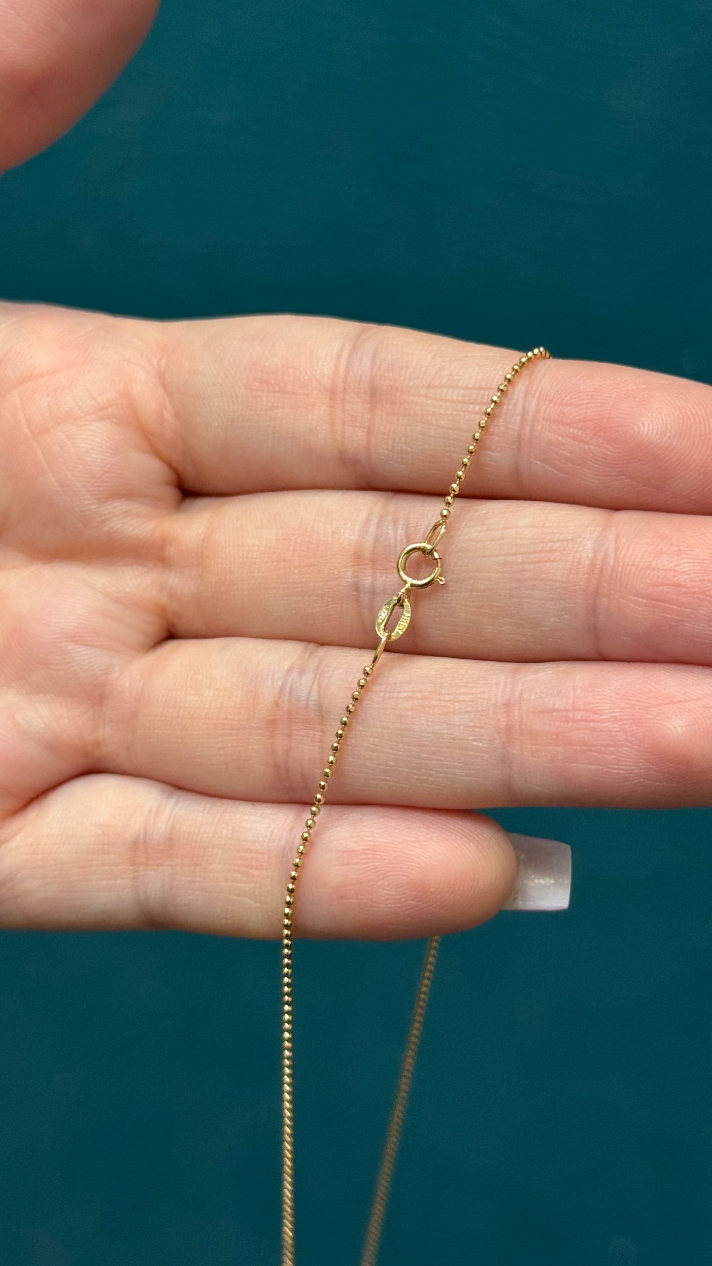 CADENA oro rosa / 2.1 gr / 50 cm / oro italiano