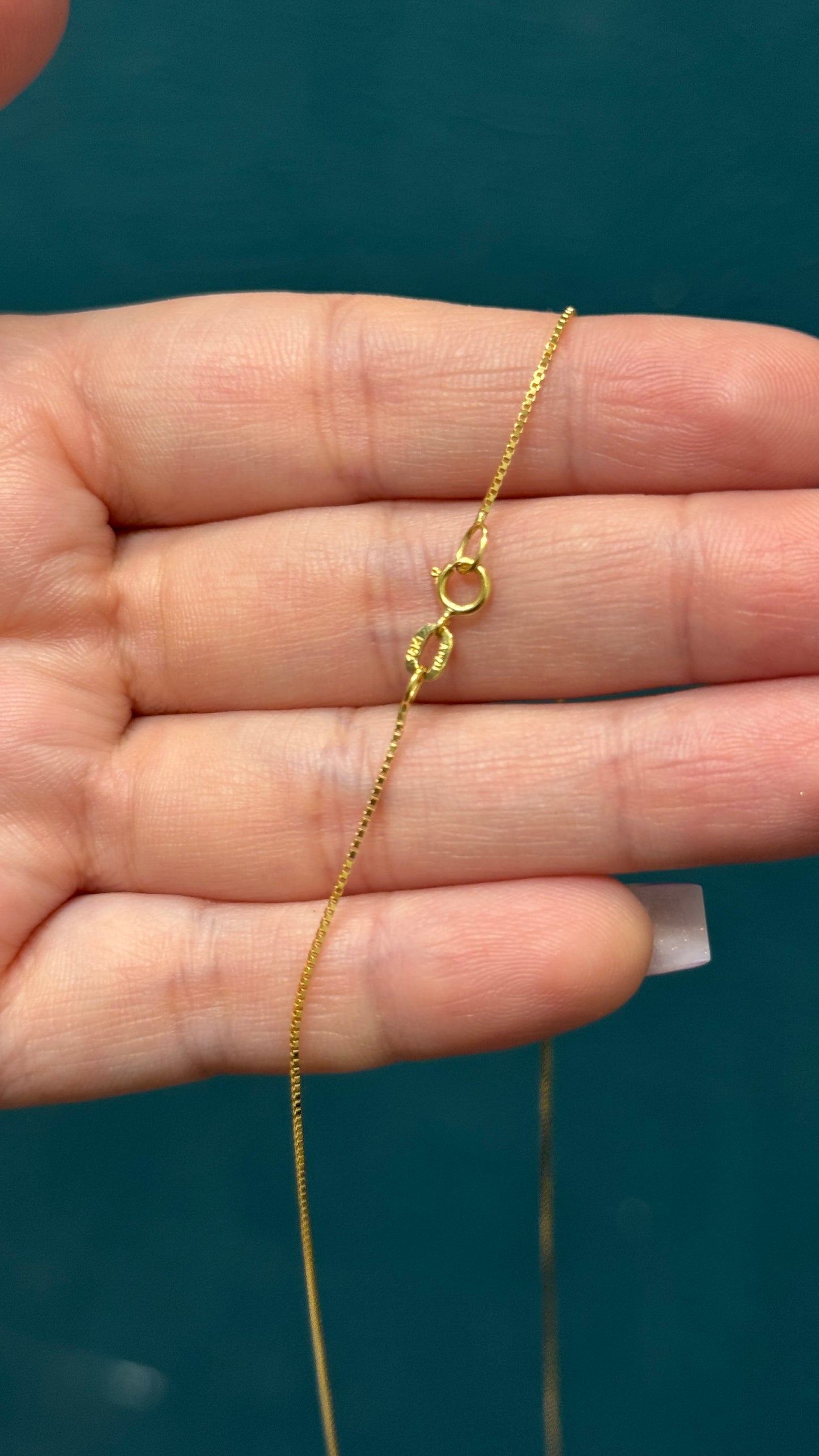 CADENA tejido veneciano / 1.8 gr / 50 cm / oro italiano