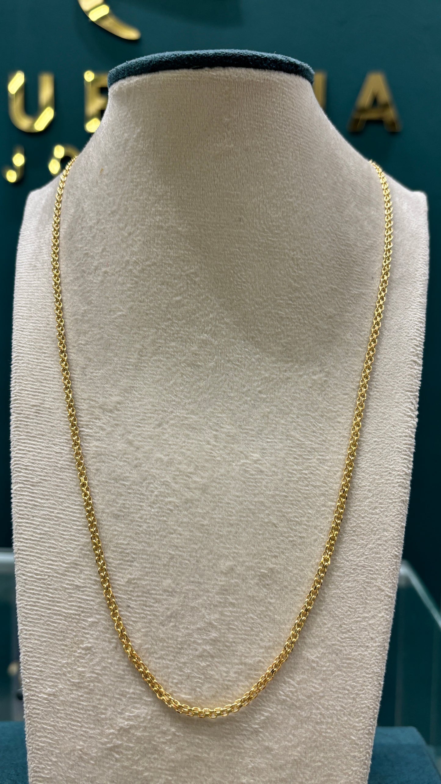 Cadena tejido chino - Oro italiano / 60Cm - 5.5 Gr