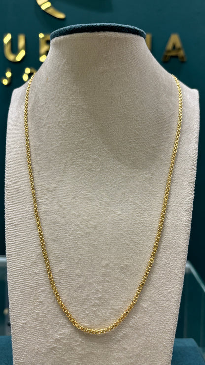 Cadena tejido chino - Oro italiano / 60Cm - 5.5 Gr