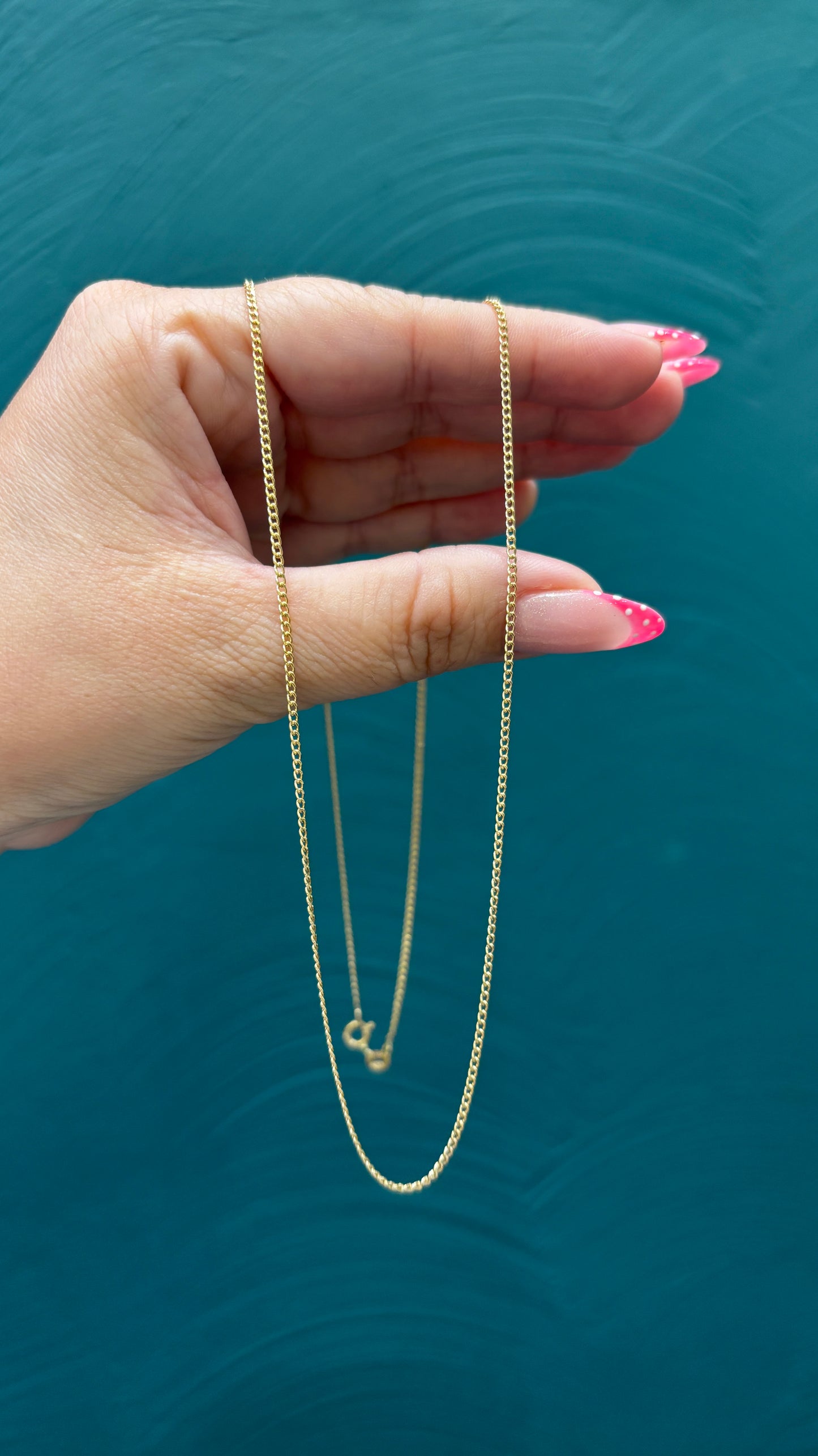 Cadena mini cubana - Oro nacional / 1.9 gr - 60 cm