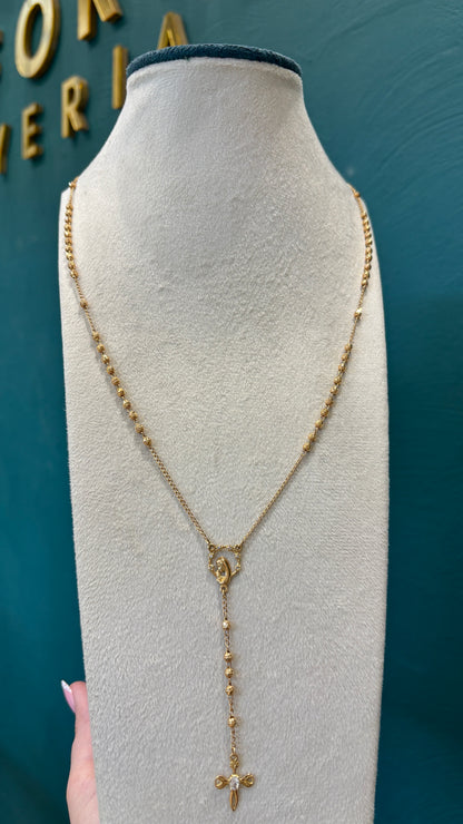 Rosario de dama - Oro nacional / 9.9 gr - 60 cm