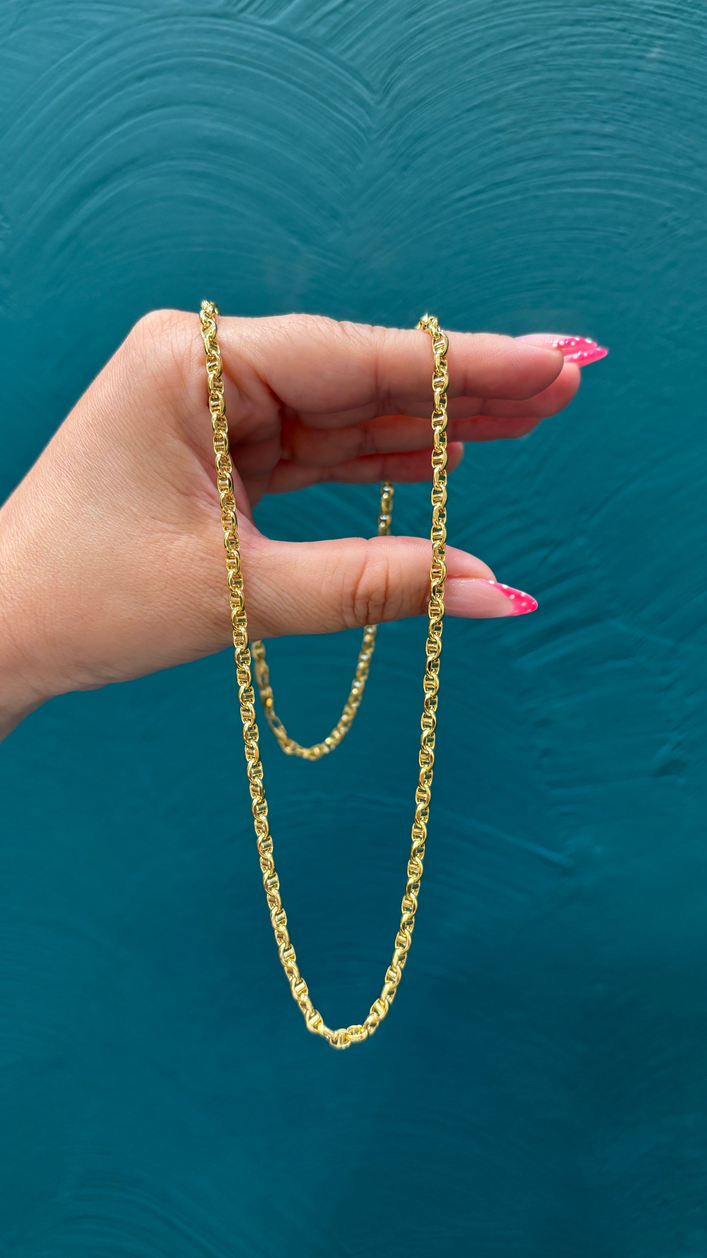 Cadena tejido marinero - Oro italiano / 10.4 gr - 60 cm