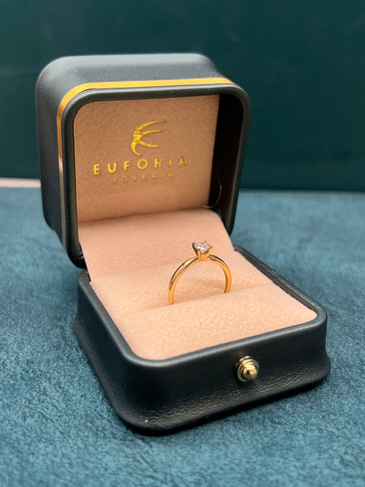 Anillo de dama oro nacional / 1.5 gr - talla 5 ½