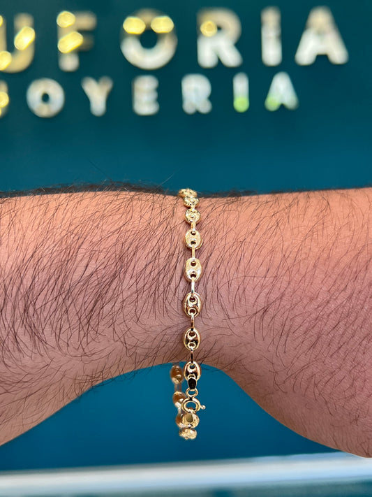 Pulso Gucci -Oro nacional / 21 cm - 3.5 gr