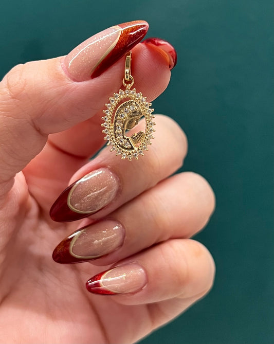 Dije Virgen Fátima - Oro nacional / 1.8 gr