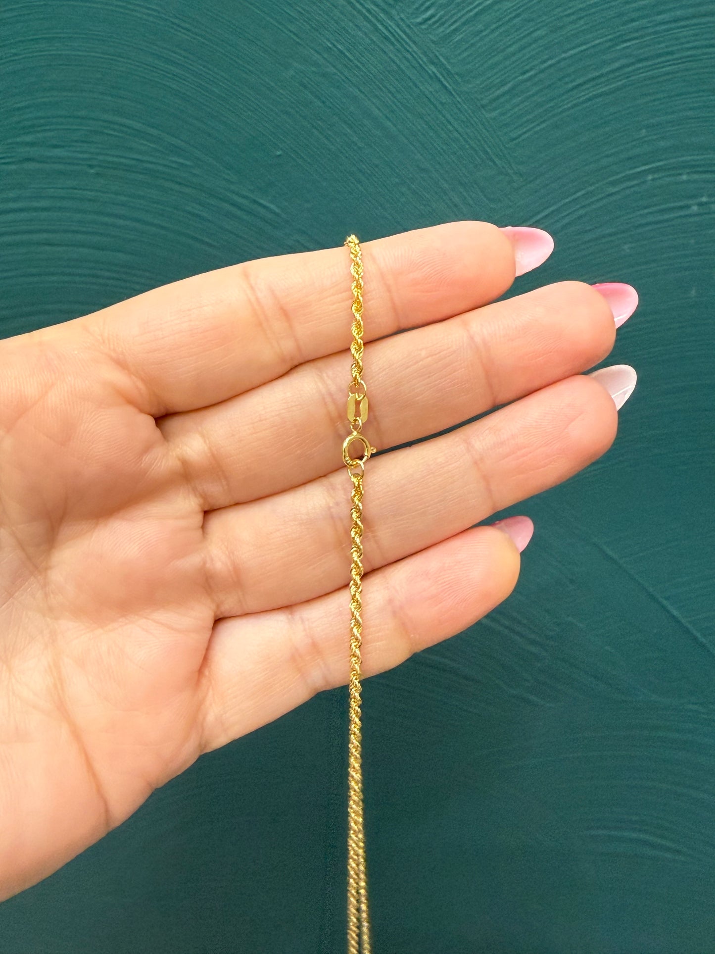 Cadena tejido lazo - Oro italiano / 2.4 gr - 60 cm