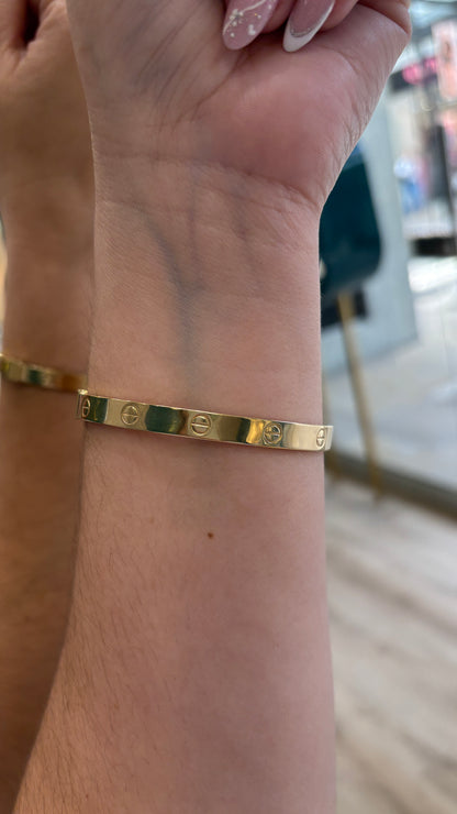 Aro love & love italiano ( diferentes tallas ) / 7.6 gr