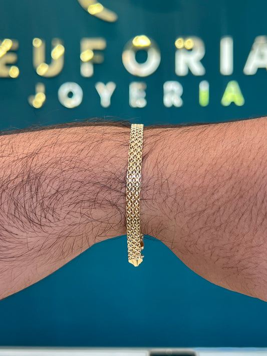 Pulso chino esterilla Oro italiano - 19 cm / 3.1 Gr