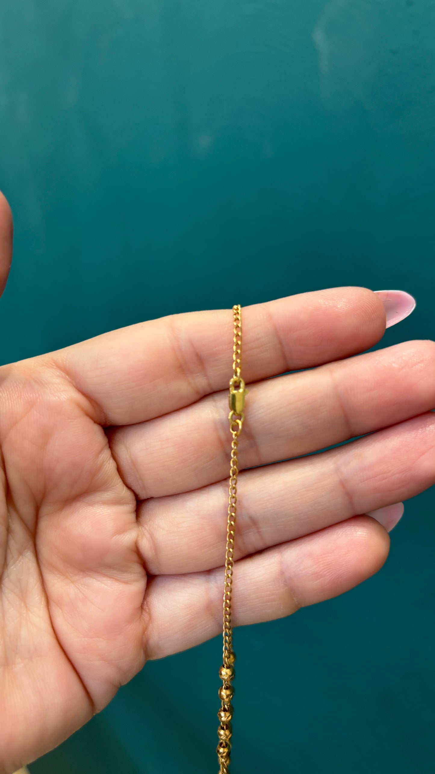 Rosario de dama - Oro nacional / 9.9 gr - 60 cm