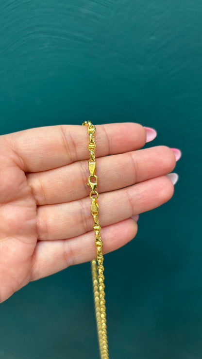 Cadena tejido marinero - Oro italiano / 10.4 gr - 60 cm