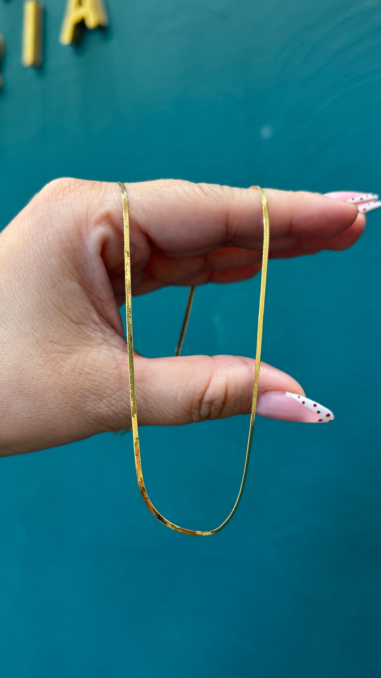 Cadena egipcia - Oro italiano / 50cm - 1.8 gr