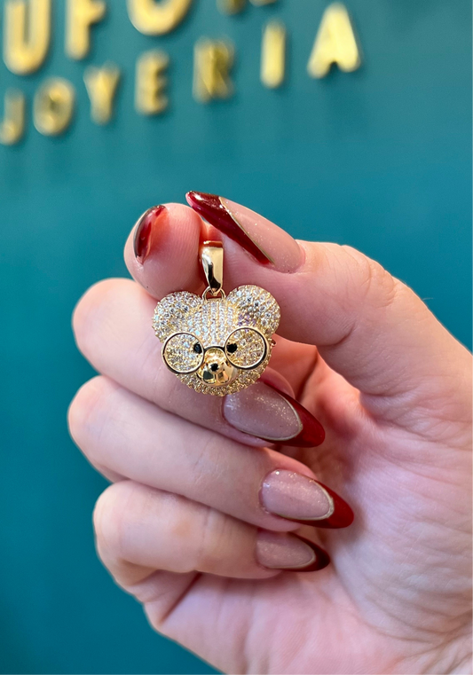 Dije de oso ( niña) con gafas - Oro nacional / 5.4 gr