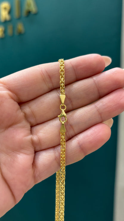Cadena tejido chino - Oro italiano / 60Cm - 5.5 Gr