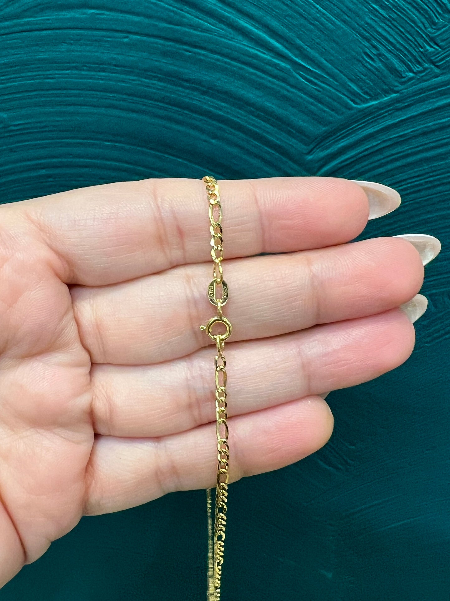 Cadena 3 en 1 - Oro italiano / 50 cm - 3.3 gr