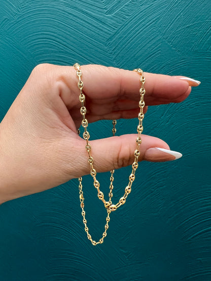 Cadena GCC- Oro nacional / 50 cm - 6.1 gr