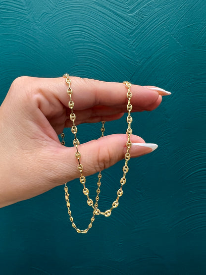 Cadena GCC diamantada -Oro nacional - 50 cm 6.0 gr