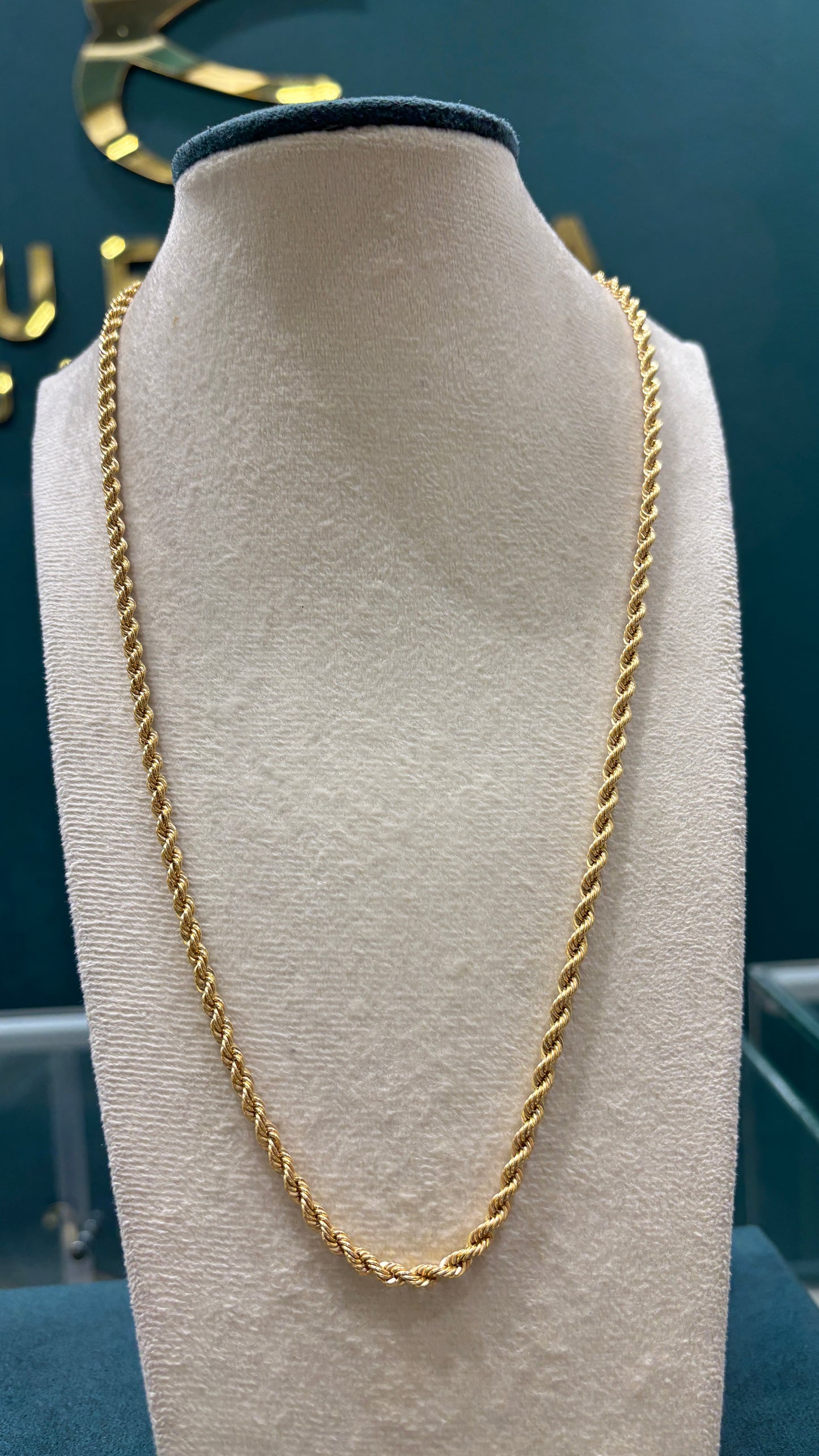 Cadena tejido lazo / Oro italiano - 60 cm / 10.9 Gr