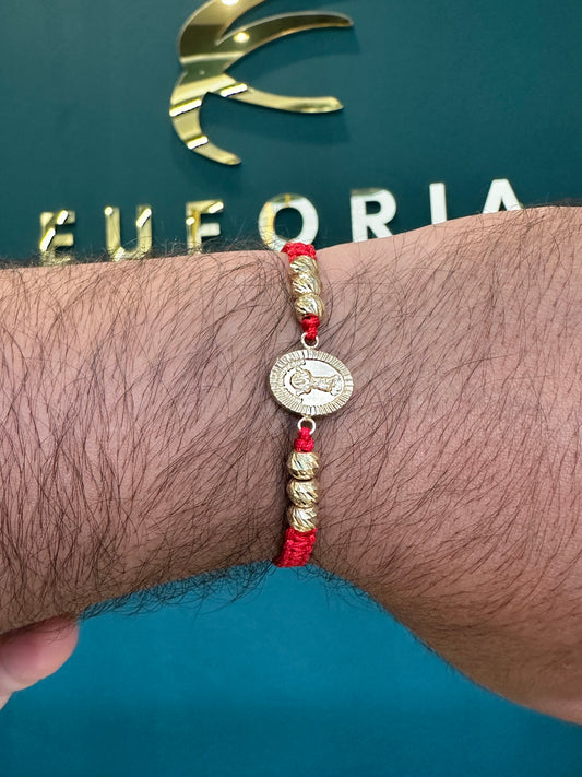 Manilla tejida herraje divino niño - 6 balines número 6 mm - 1.9 gr