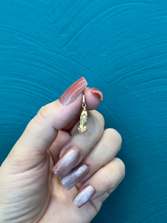 Dije Virgen de Los Ángeles - Oro nacional / 0.7 gr