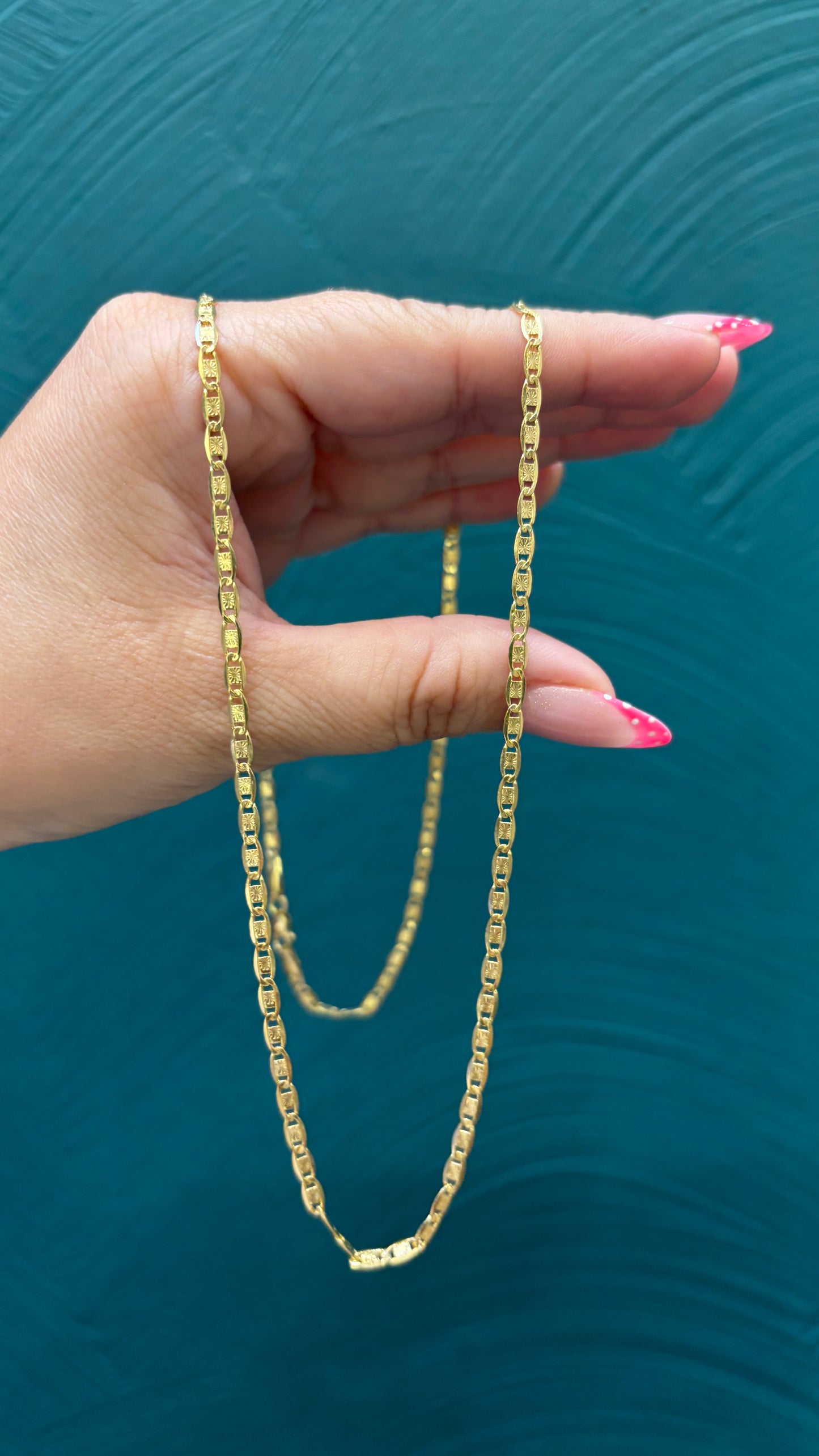 Cadena CTR diamantada - Oro italiano / 4.4 gr -60 cm
