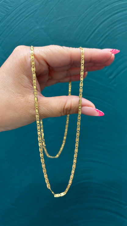 Cadena CTR diamantada - Oro italiano / 4.4 gr -60 cm