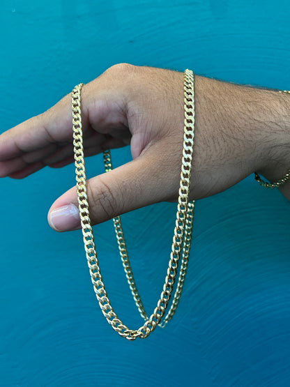 Cadena tejido cubano - Oro italiano / 70 cm -7.8 Gr
