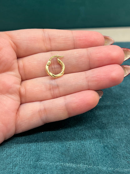 Candongas - Oro nacional / 1.0 gr