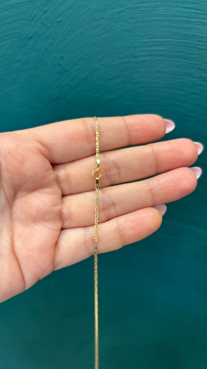 Cadena Dama CTR 3 oros - Oro italiano / 1.5 gr - 50 cm