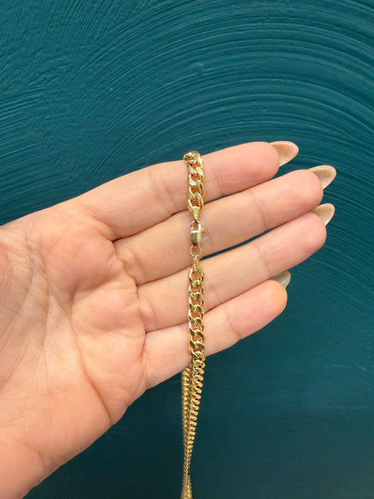 Cadena súper light / 50 cm / 5.7 gr / oro italiano