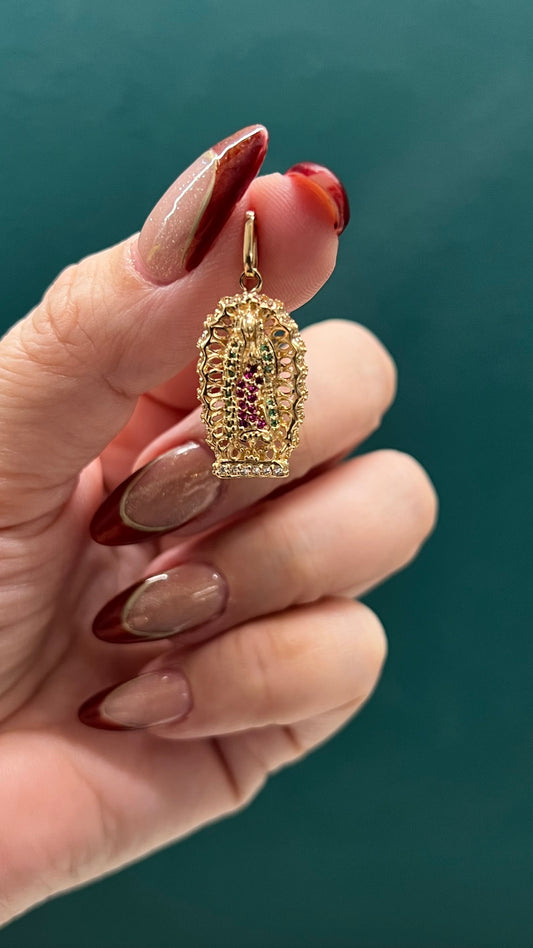 Dije Virgen de Guadalupe -Oro nacional / 3.7 gr