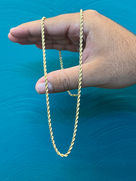 Cadena tejido laso San Francisco - Oro italiano / 60 cm - 5.3 Gr