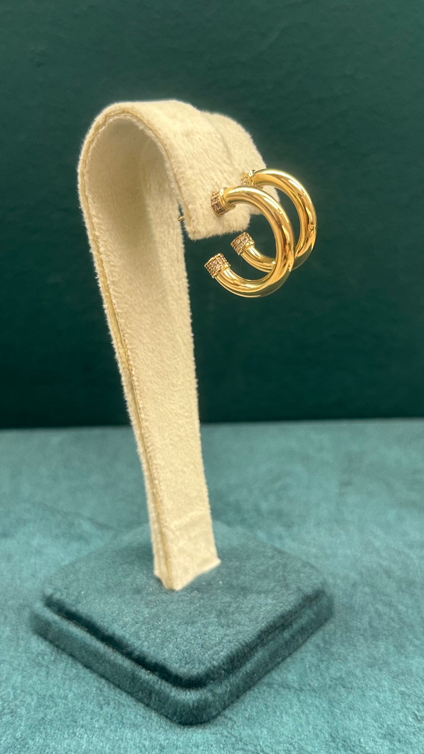 Candonga con circones-Oro nacional / 3.6 gr