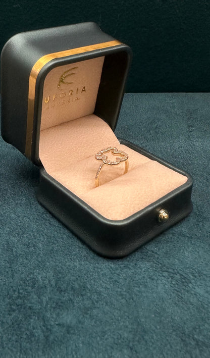 Anillo silueta de tous -Oro nacional / 2.7 gr