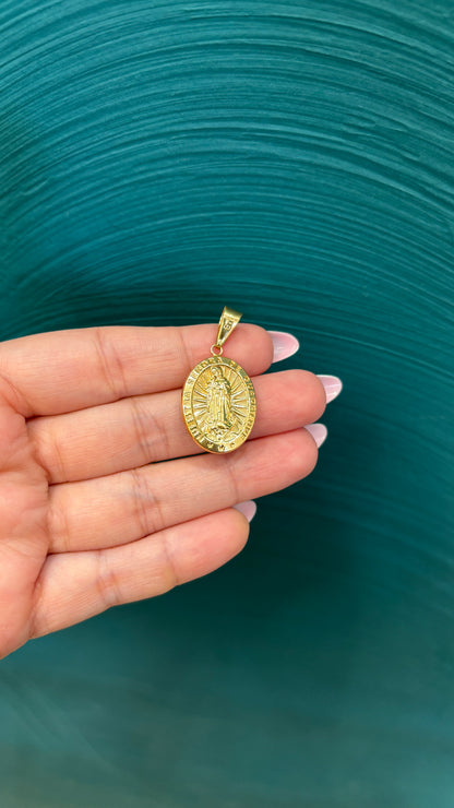 Dije virgen Guadalupe - Oro nacional / 2.1 gr