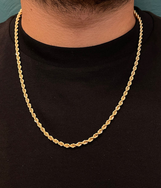 CADENA TEJIDO LAZO / 60CM / 11.5 GR / ORO ITALIANO