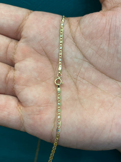 CADENA TEJIDO CRT / 60CM / 4.3 GR / ORO ITALIANO