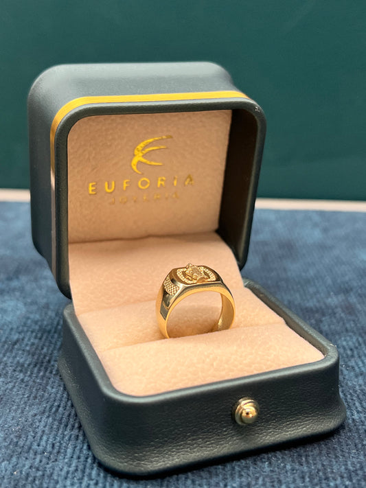 Anillo Virgen milagrosa / talla 5 - 3.2 gr