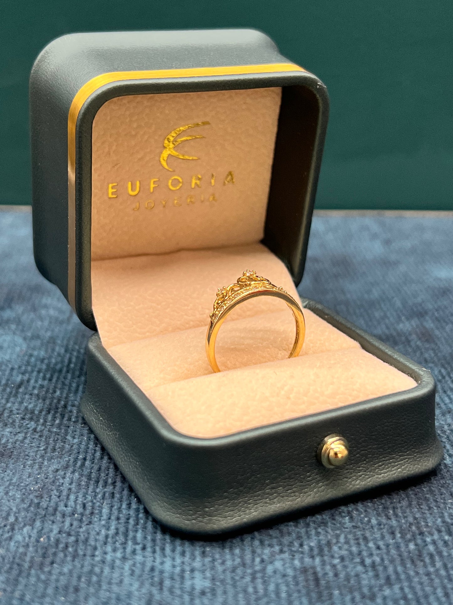 Anillo de 15 años / talla 7¾ / 2.8 gr