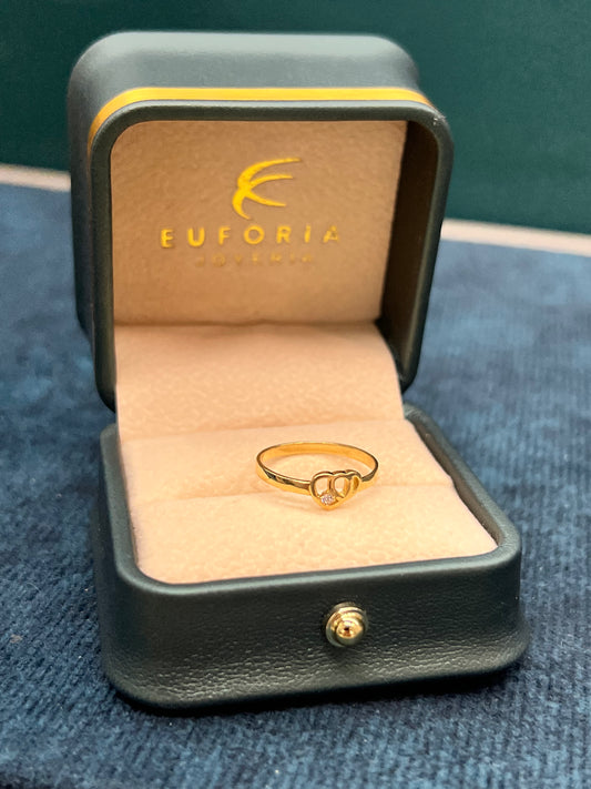 Anillo dama oro nacional / talla 5¼ / 1.1 gr