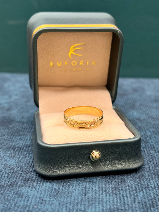 Argolla unisex / oro nacional